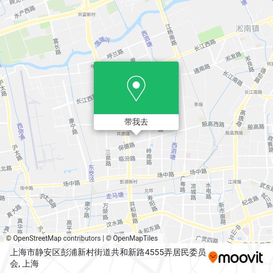 上海市静安区彭浦新村街道共和新路4555弄居民委员会地图
