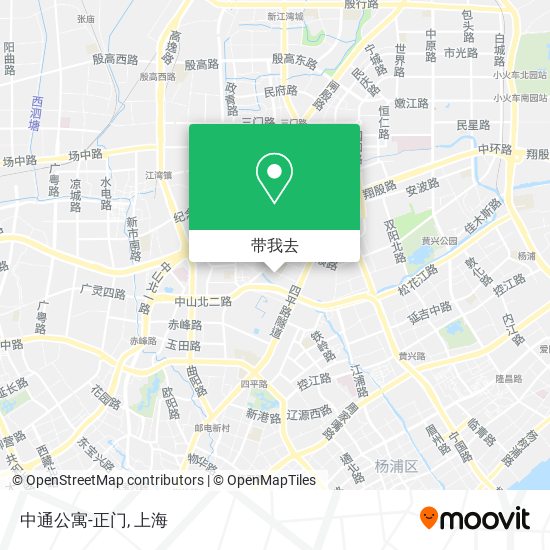 中通公寓-正门地图