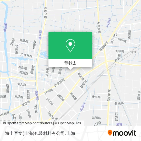 海丰赛文(上海)包装材料有公司地图