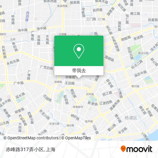 赤峰路317弄小区地图