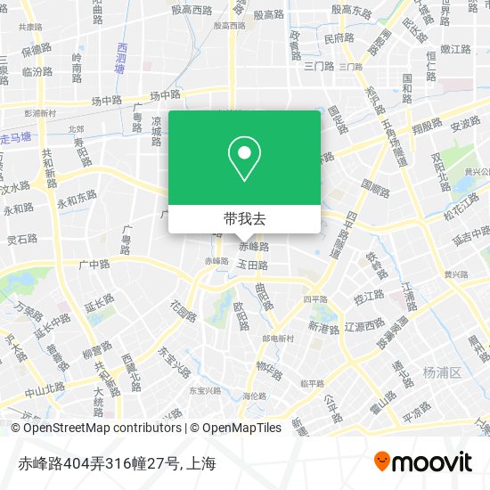 赤峰路404弄316幢27号地图