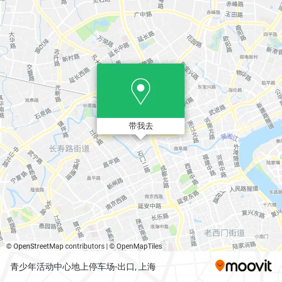 青少年活动中心地上停车场-出口地图
