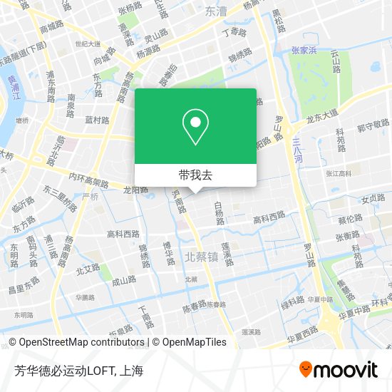 芳华德必运动LOFT地图