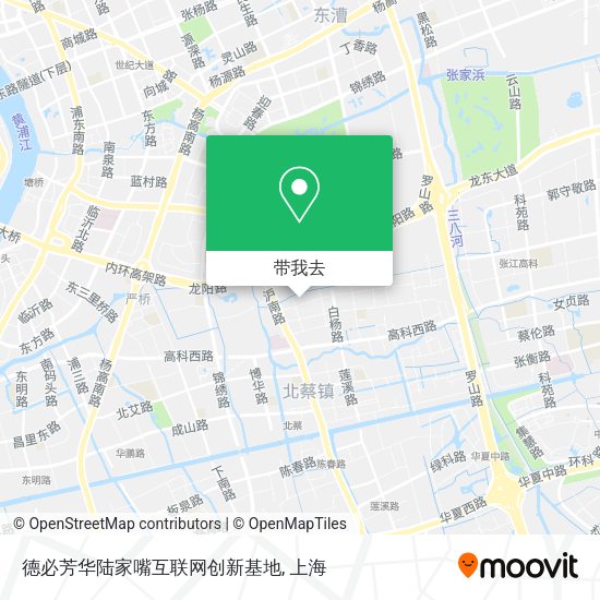 德必芳华陆家嘴互联网创新基地地图