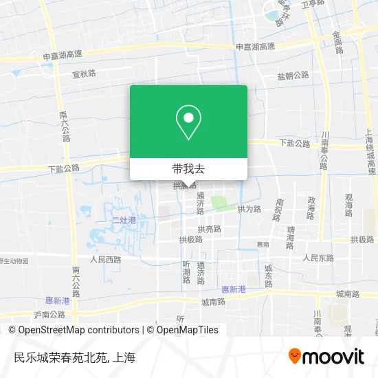 民乐城荣春苑北苑地图