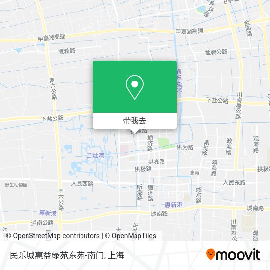 民乐城惠益绿苑东苑-南门地图