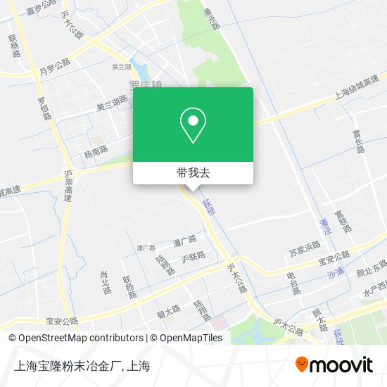 上海宝隆粉末冶金厂地图