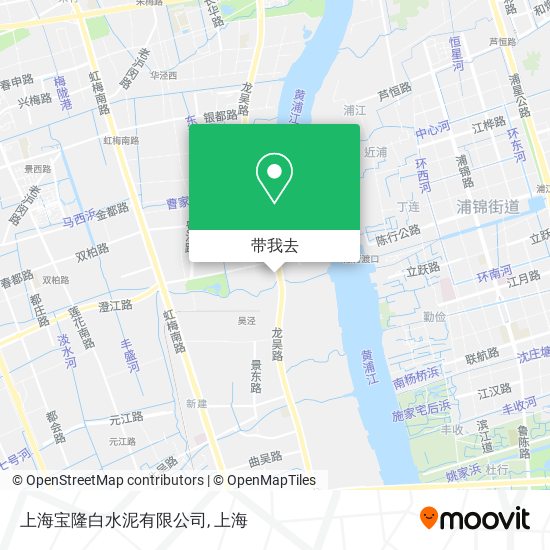 上海宝隆白水泥有限公司地图