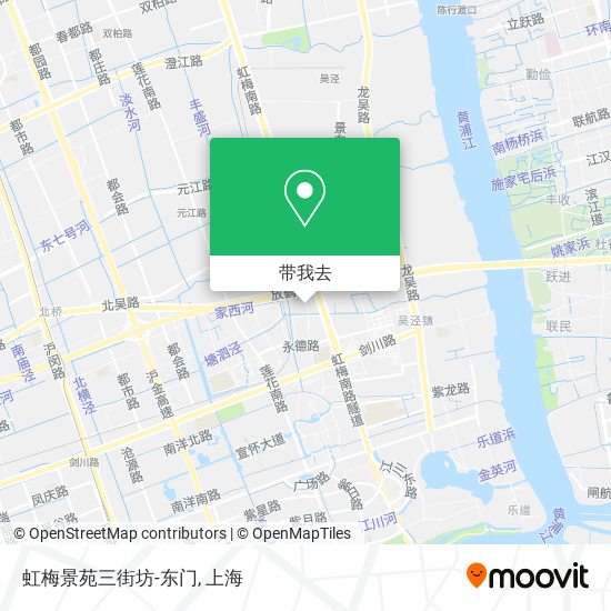 虹梅景苑三街坊-东门地图
