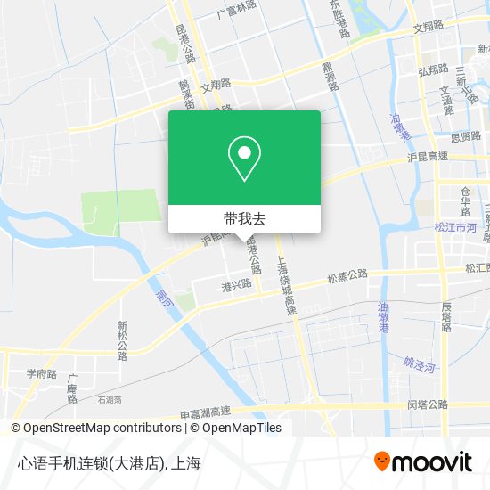 心语手机连锁(大港店)地图