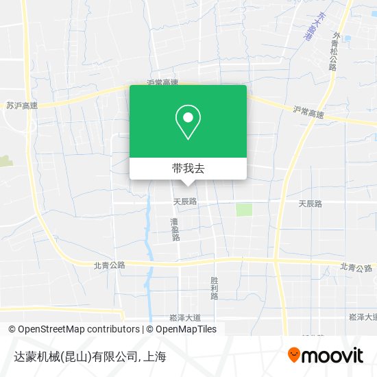 达蒙机械(昆山)有限公司地图