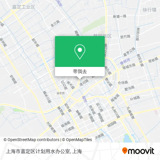 上海市嘉定区计划用水办公室地图