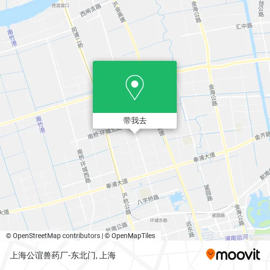上海公谊兽药厂-东北门地图