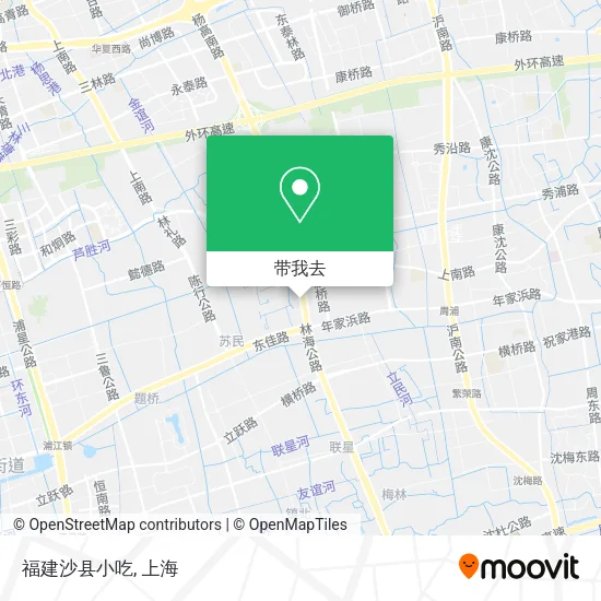 福建沙县小吃地图