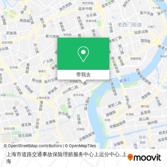 上海市道路交通事故保险理赔服务中心上运分中心地图
