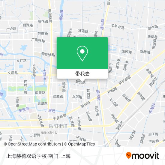 上海赫德双语学校-南门地图
