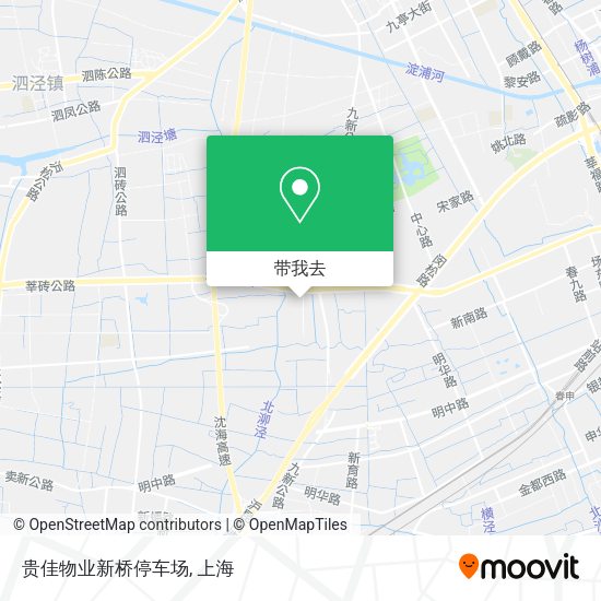 贵佳物业新桥停车场地图