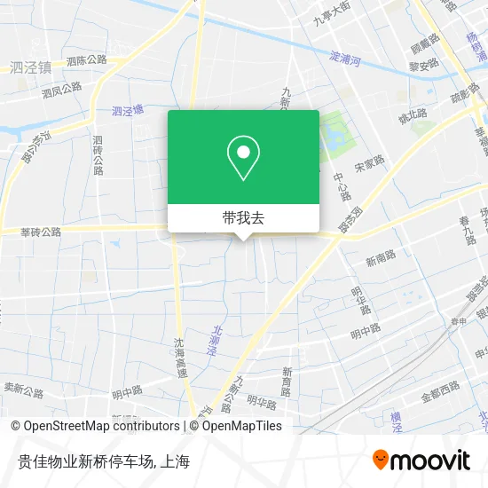 贵佳物业新桥停车场地图