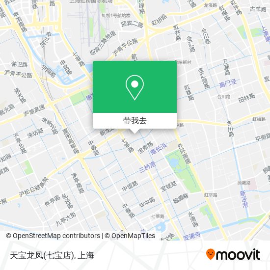 天宝龙凤(七宝店)地图