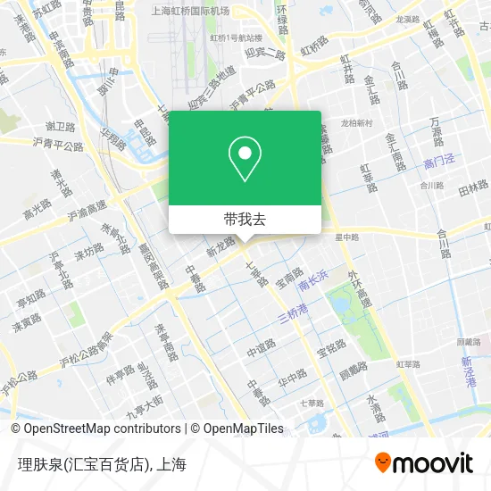 理肤泉(汇宝百货店)地图