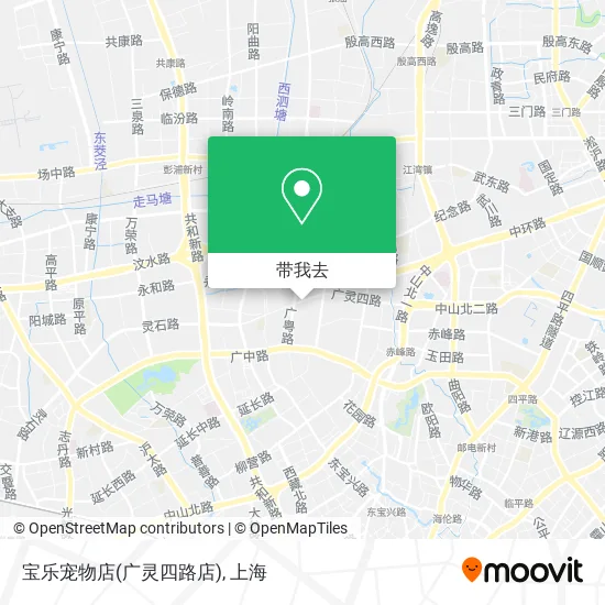 宝乐宠物店(广灵四路店)地图