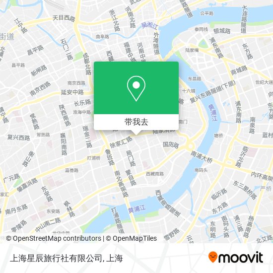 上海星辰旅行社有限公司地图