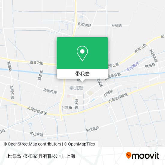 上海高·弦和家具有限公司地图
