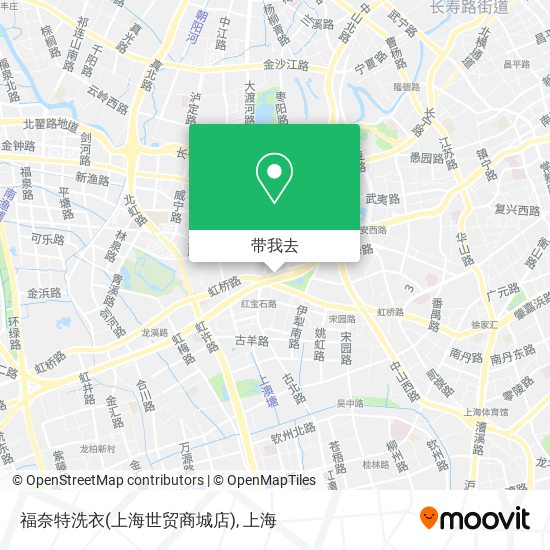 福奈特洗衣(上海世贸商城店)地图