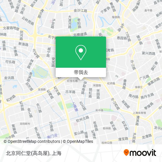 北京同仁堂(高岛屋)地图