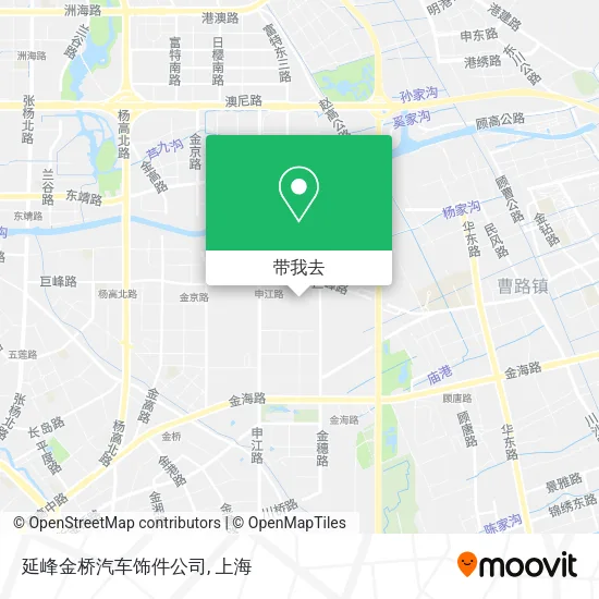 延峰金桥汽车饰件公司地图