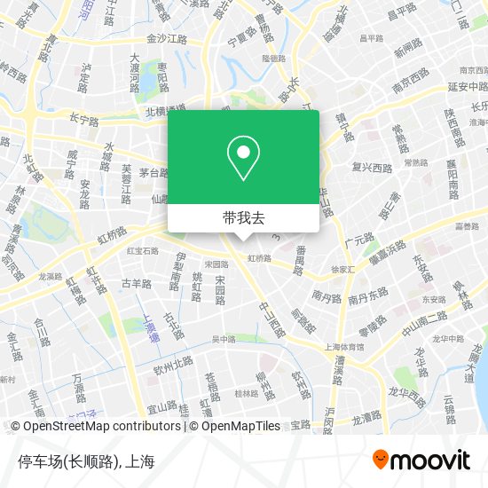 停车场(长顺路)地图