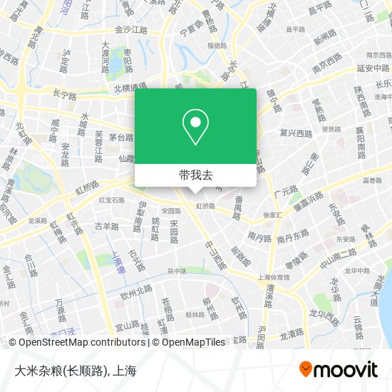 大米杂粮(长顺路)地图