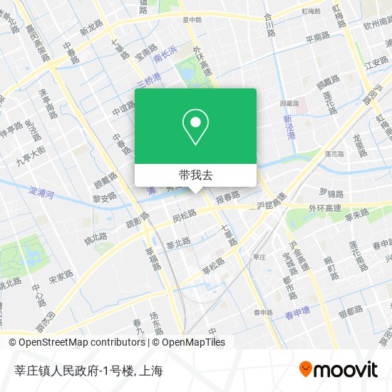 莘庄镇人民政府-1号楼地图
