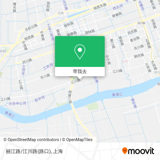 丽江路/江川路(路口)地图