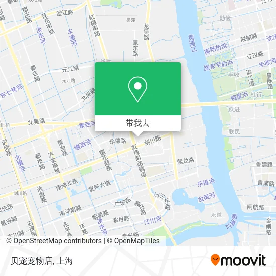 贝宠宠物店地图