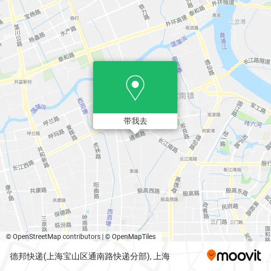 德邦快递(上海宝山区通南路快递分部)地图
