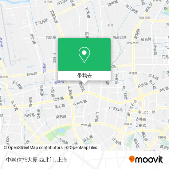 中融信托大厦-西北门地图
