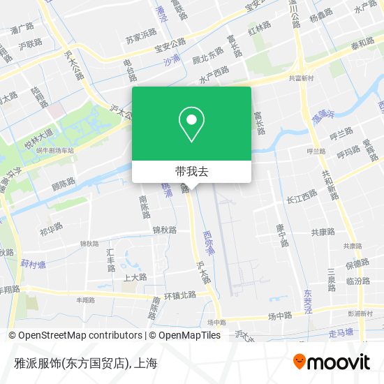 雅派服饰(东方国贸店)地图