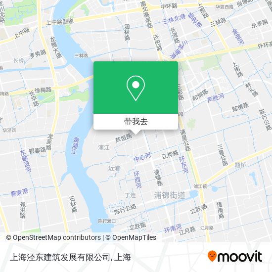 上海泾东建筑发展有限公司地图