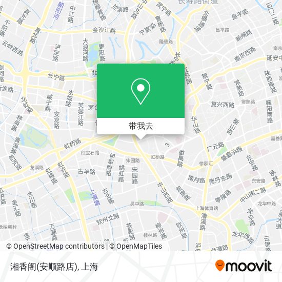 湘香阁(安顺路店)地图
