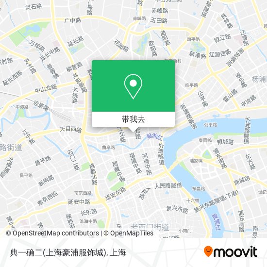 典一确二(上海豪浦服饰城)地图