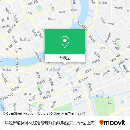 洋泾街道网格化综合管理联勤联动泾东工作站地图