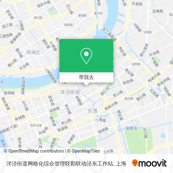 洋泾街道网格化综合管理联勤联动泾东工作站地图
