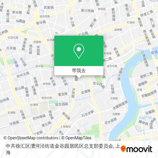 中共徐汇区漕河泾街道金谷园居民区总支部委员会地图