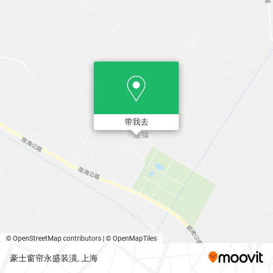 豪士窗帘永盛装潢地图