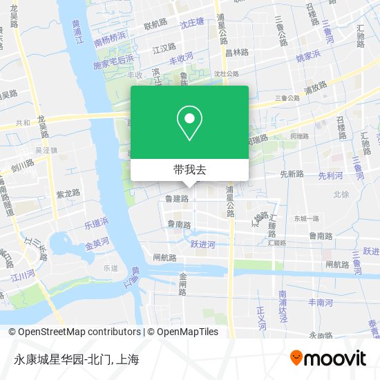 永康城星华园-北门地图