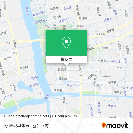 永康城星华园-北门地图