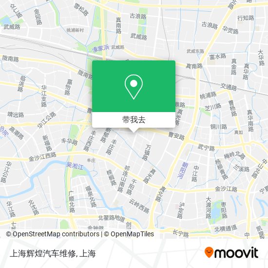 上海辉煌汽车维修地图