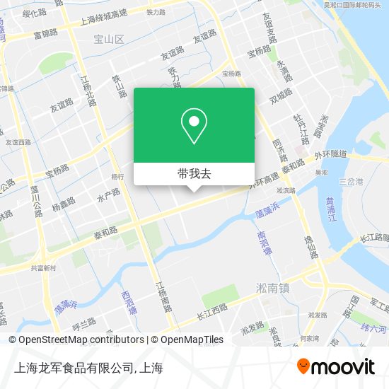 上海龙军食品有限公司地图