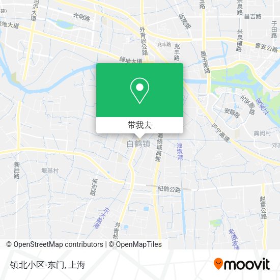 镇北小区-东门地图